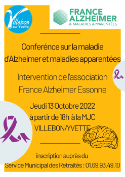 conference sur la maladie d'Alzheimer 13-10-22 affiche.png