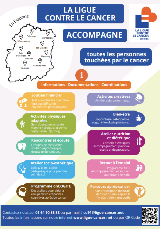La Ligue contre le cancer Essonne - Informations utiles 